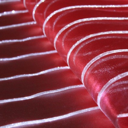 RED STRIPED - LUMINOUS CUSHION